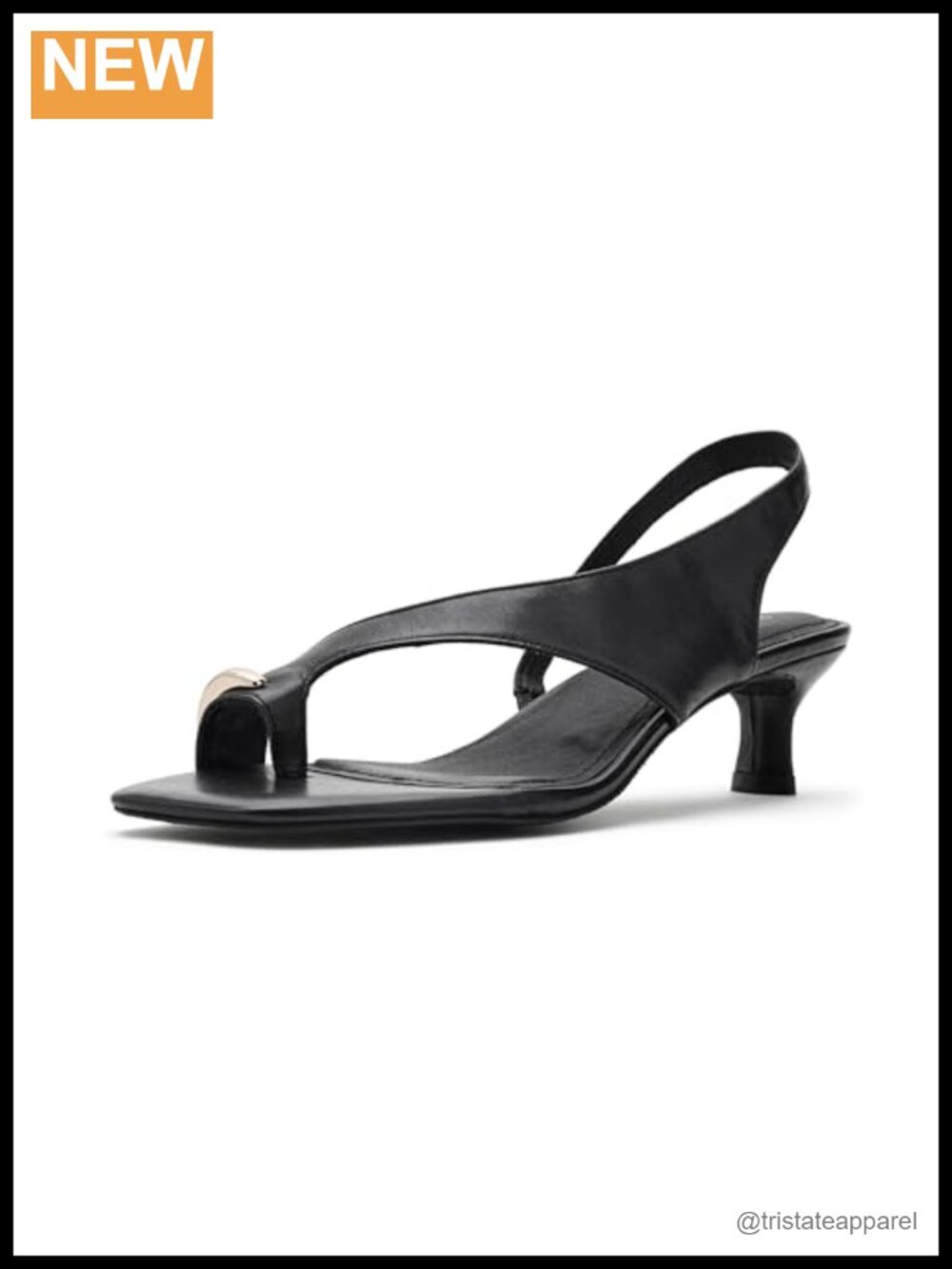 Seychelles Sparks Flying Leather Kitten Heel Sandals Slip On Square Toe